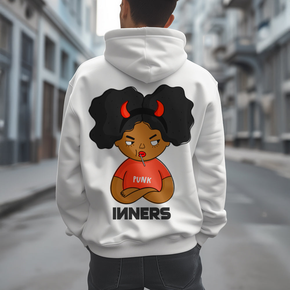 Custom Inners Hoodie - White